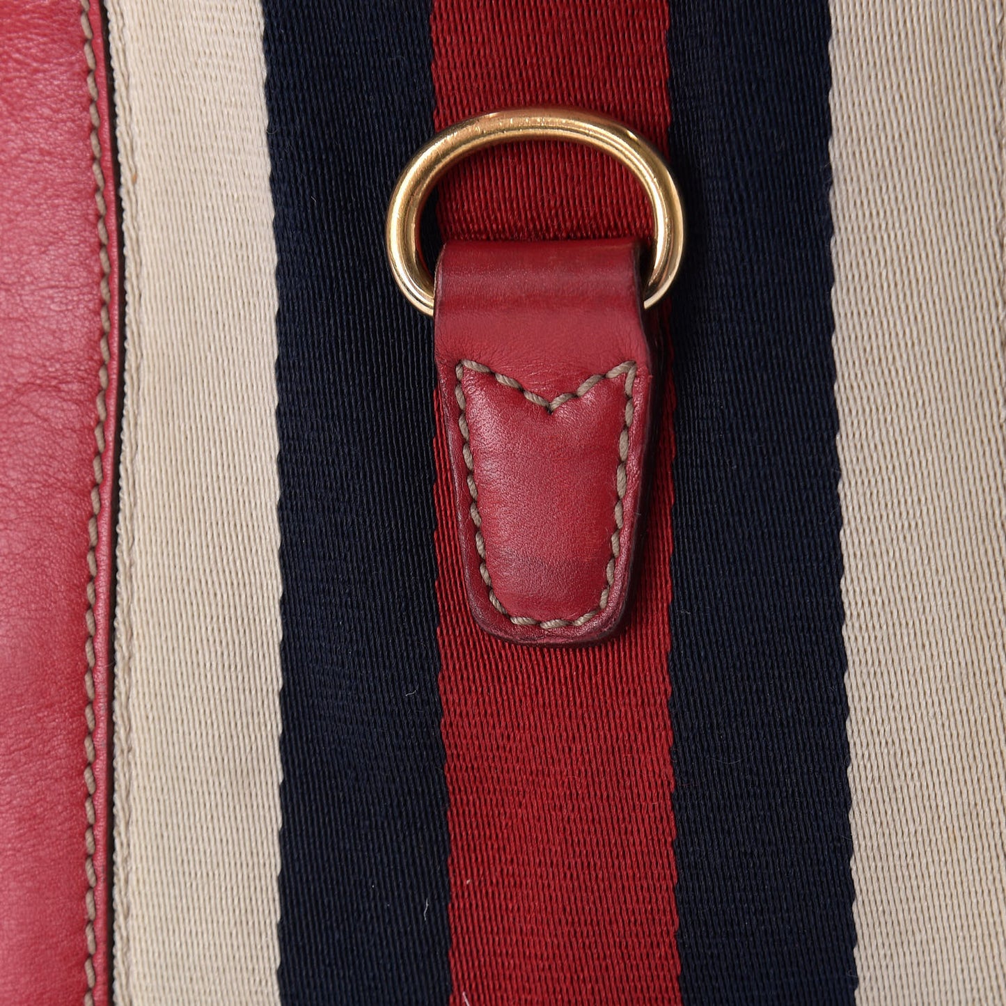 Calfskin Web Medium Jackie O Bouvier Hobo Red