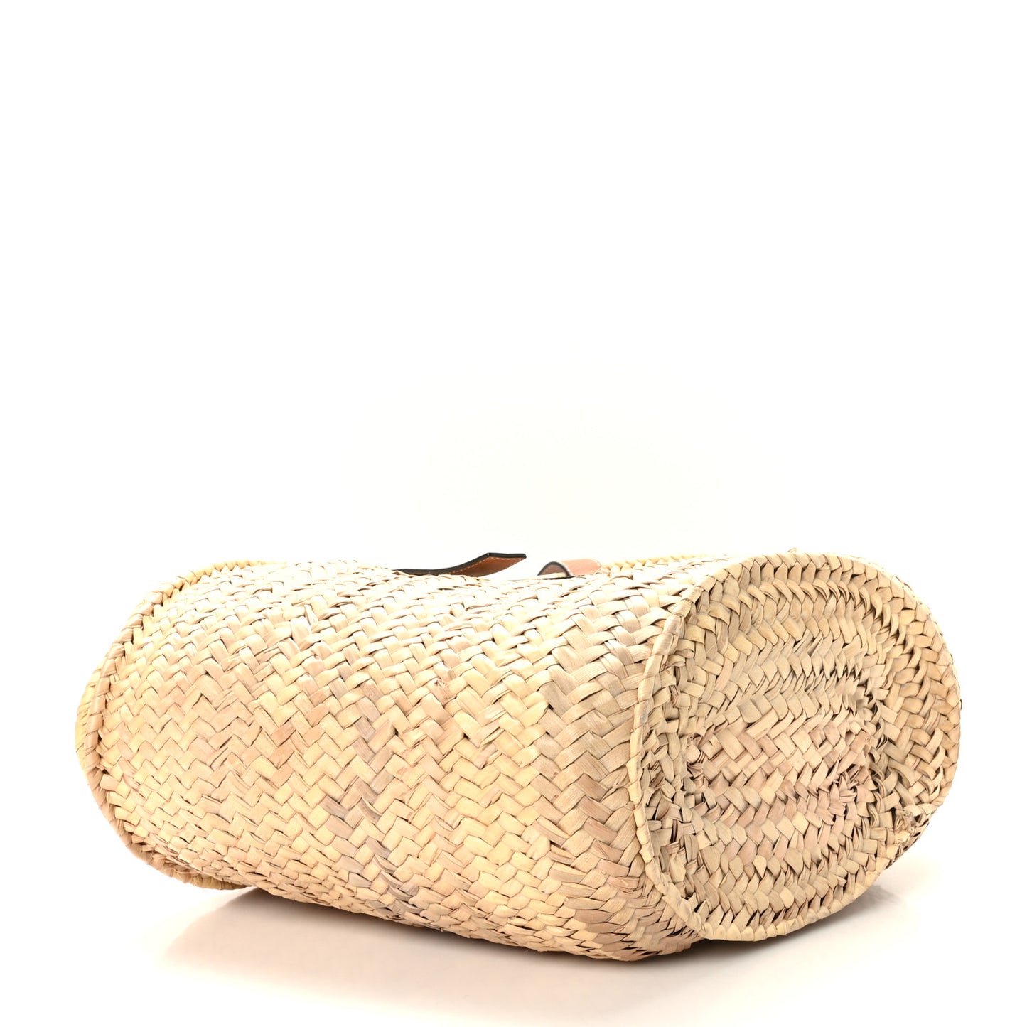 Raffia Basket Tote Bag Natural Tan