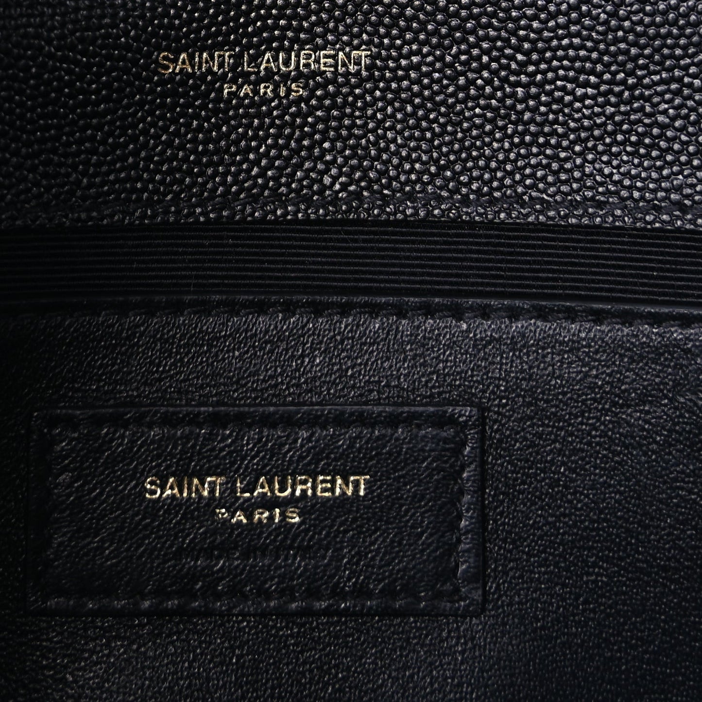 Grain De Poudre Medium Classic Monogram Kate Satchel Black