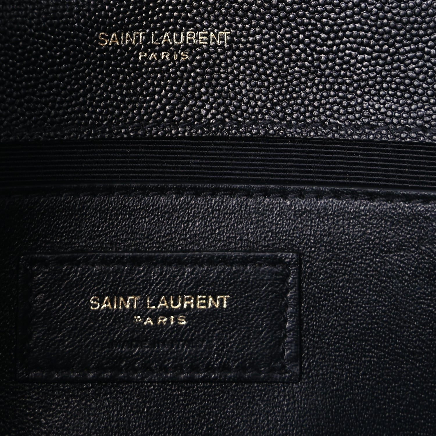 Saint Laurent Grain De Poudre Medium Classic Monogram Kate Satchel Black 5 of 8