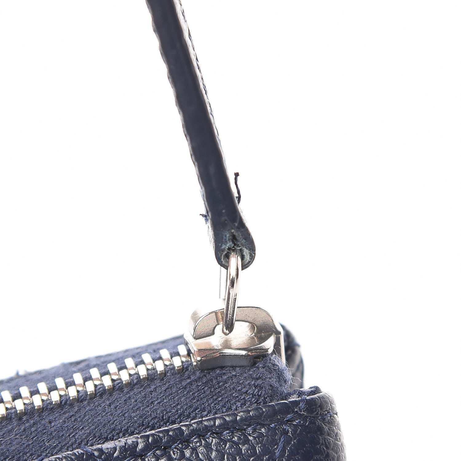 Chanel Caviar Quilted Small Pouch Navy 9 of 10