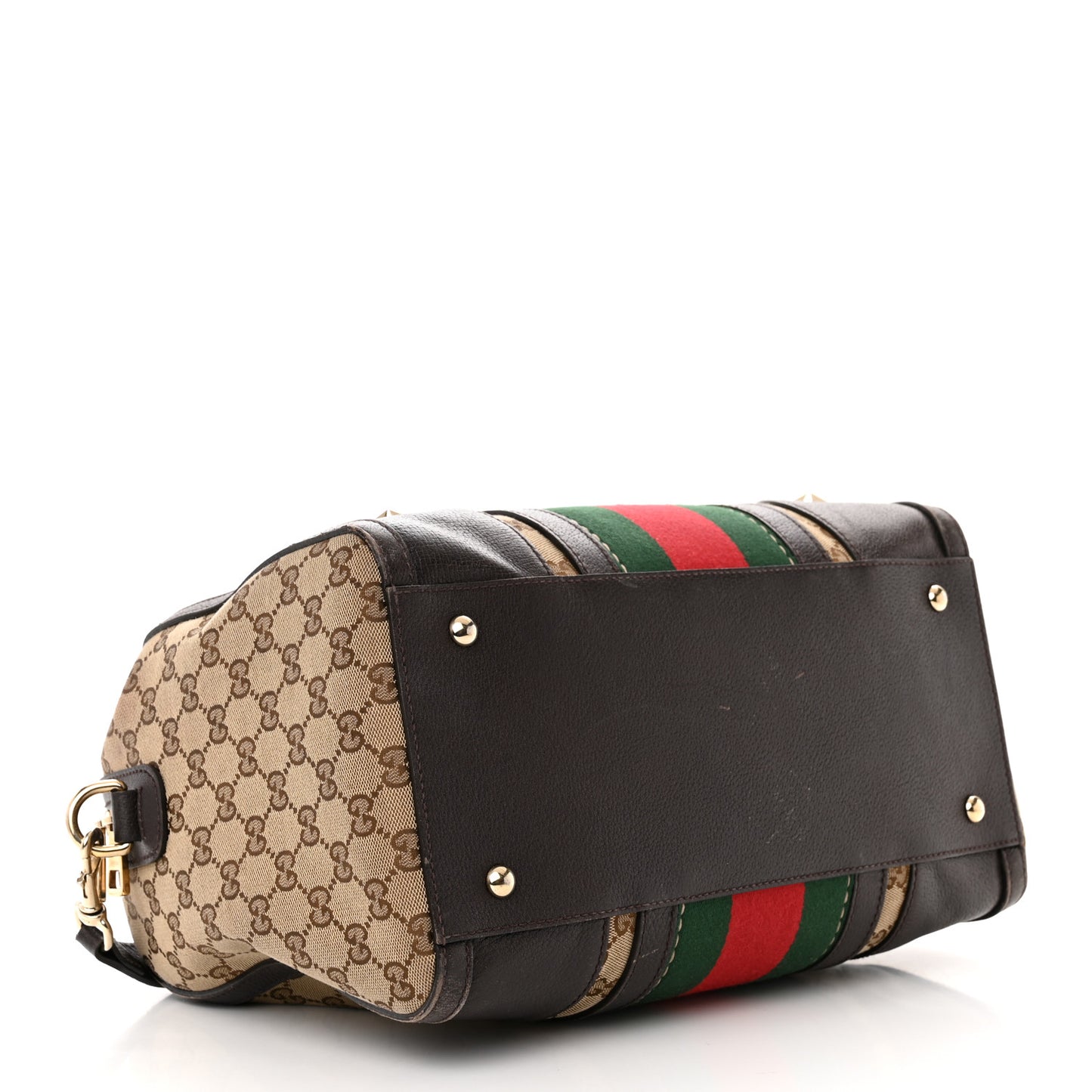 Monogram Vintage Web Medium Webby Bee Boston Dark Brown