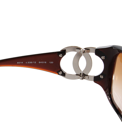 Chanel CC Sunglasses 6014 Brown 5 of 6
