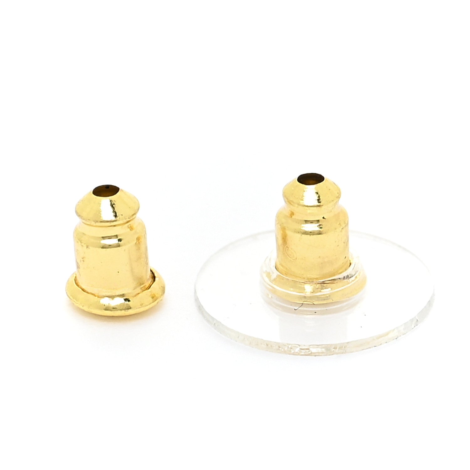 Chanel Crystal CC Crown Earrings Gold 5 of 6