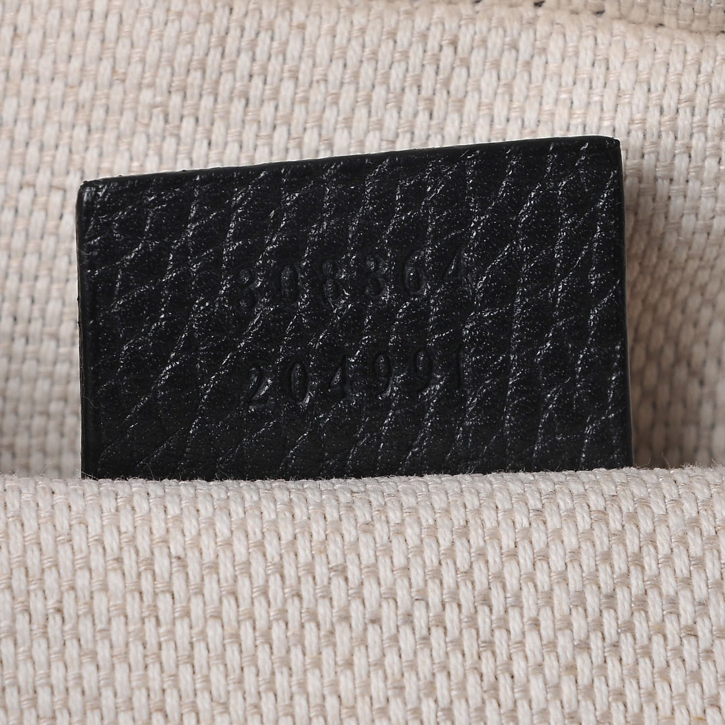 Pebbled Calfskin Small Soho Disco Bag Black