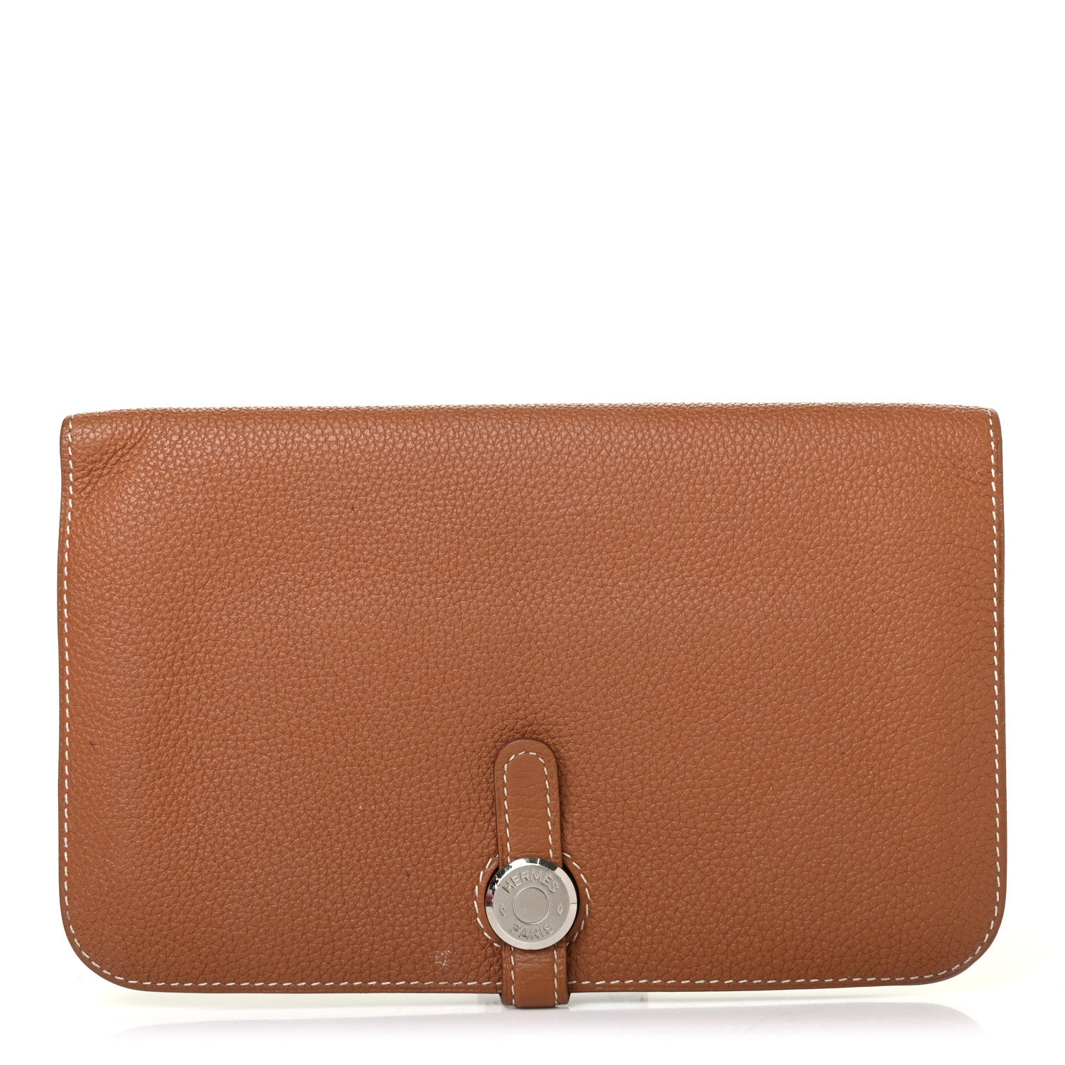 Hermes Togo Dogon Duo Wallet Gold 1 of 4