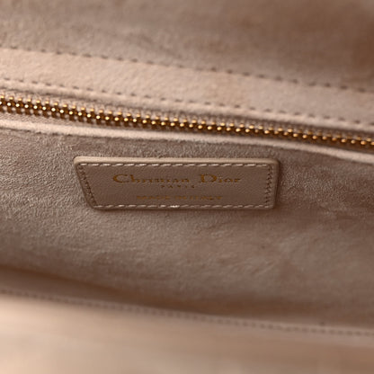 Christian Dior Lambskin Cannage Medium Lady Dior Beige 6 of 10