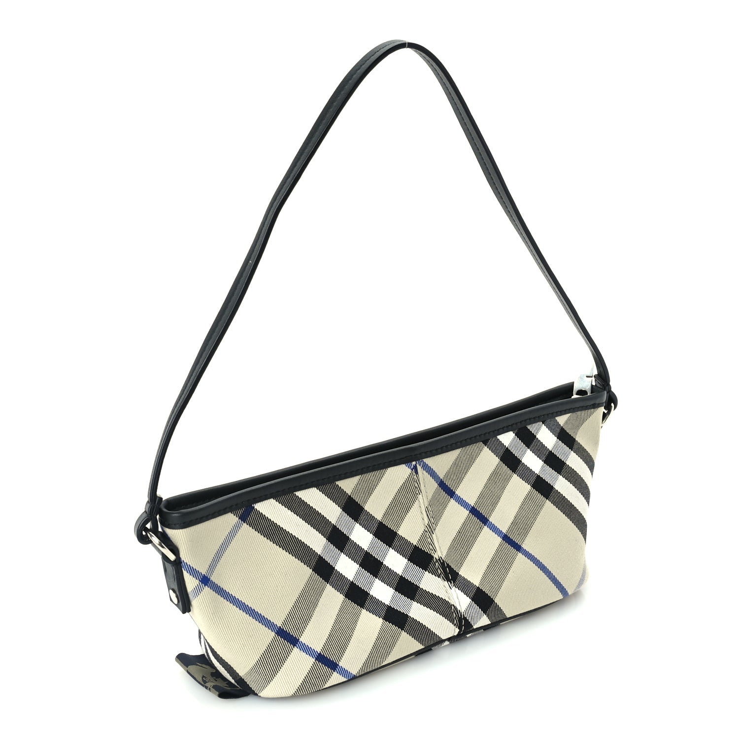 Burberry Essential Check Simple Zip Baguette Lichen 2 of 8