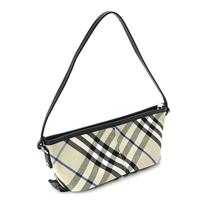 Burberry Essential Check Simple Zip Baguette Lichen 2 of 8