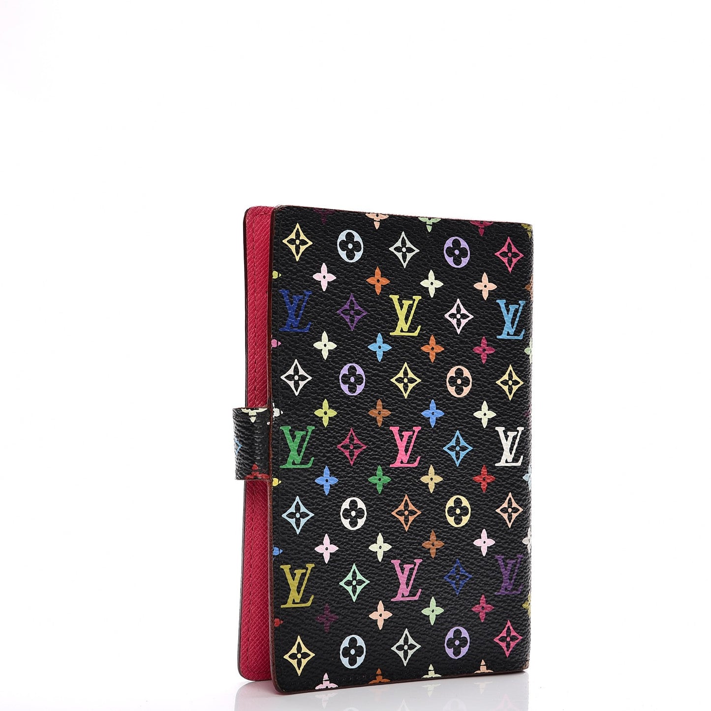 Monogram Multicolor Small Ring Agenda Cover Black Grenade