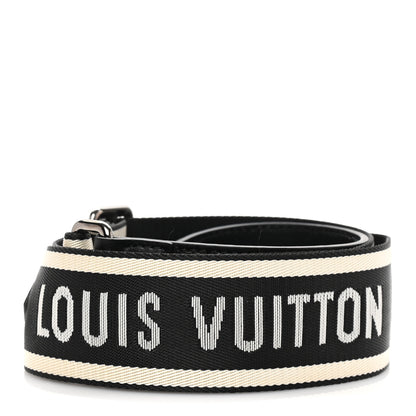 Louis Vuitton Nylon Jacquard Sporty Bandouliere Shoulder Strap Black 2 of 4
