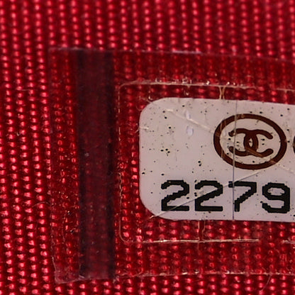 Chanel Lambskin Quilted Small Boy Zip Around Wallet Red 8 of 9