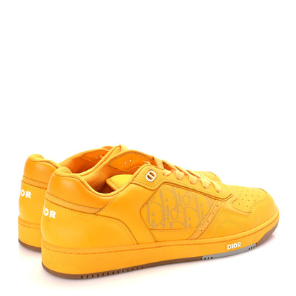 Christian Dior Smooth Calfskin Oblique Galaxy Mens B27 Low Top Sneakers 45 Yellow 4 of 10
