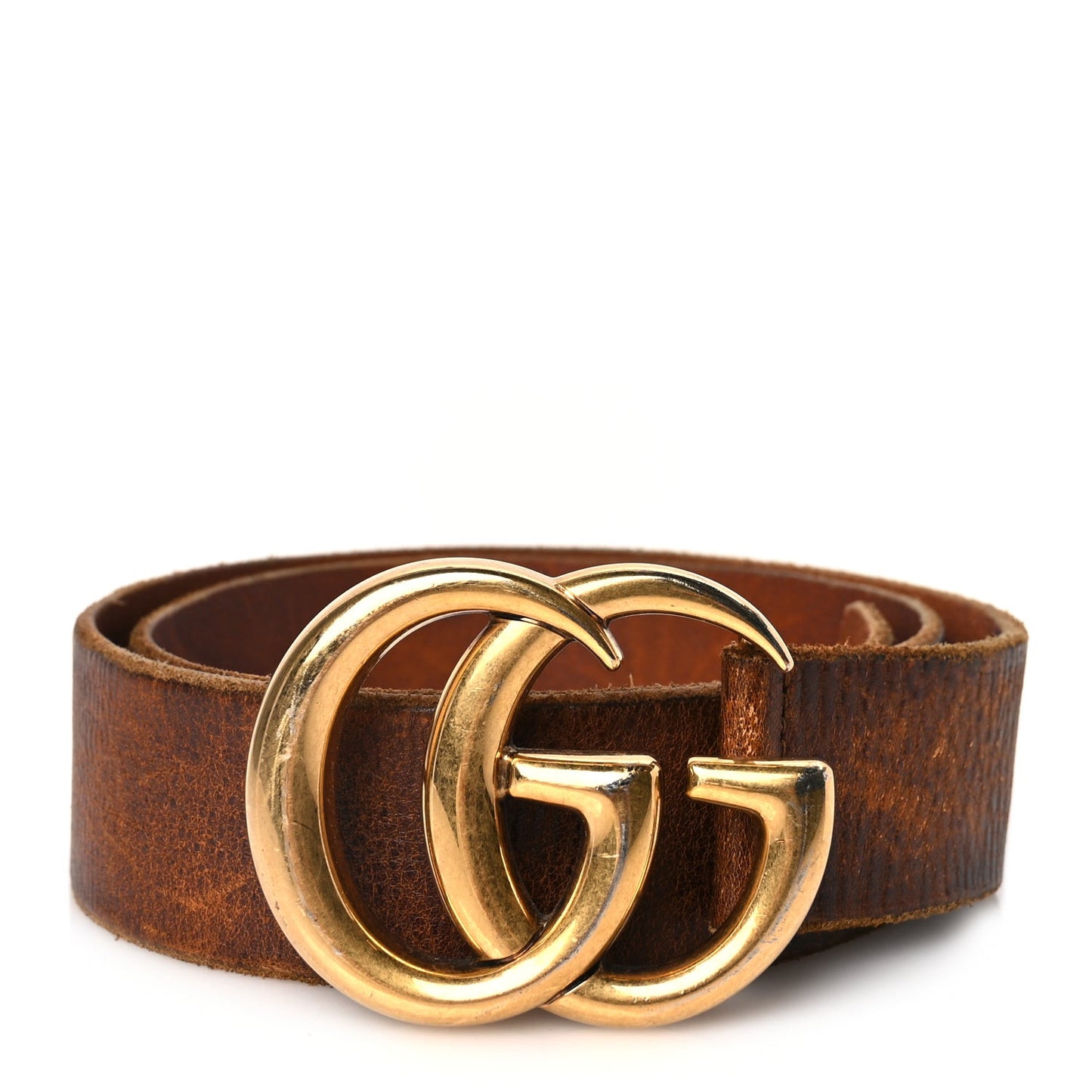 Faded Calfskin Double G 40mm Belt 80 32 Cuir