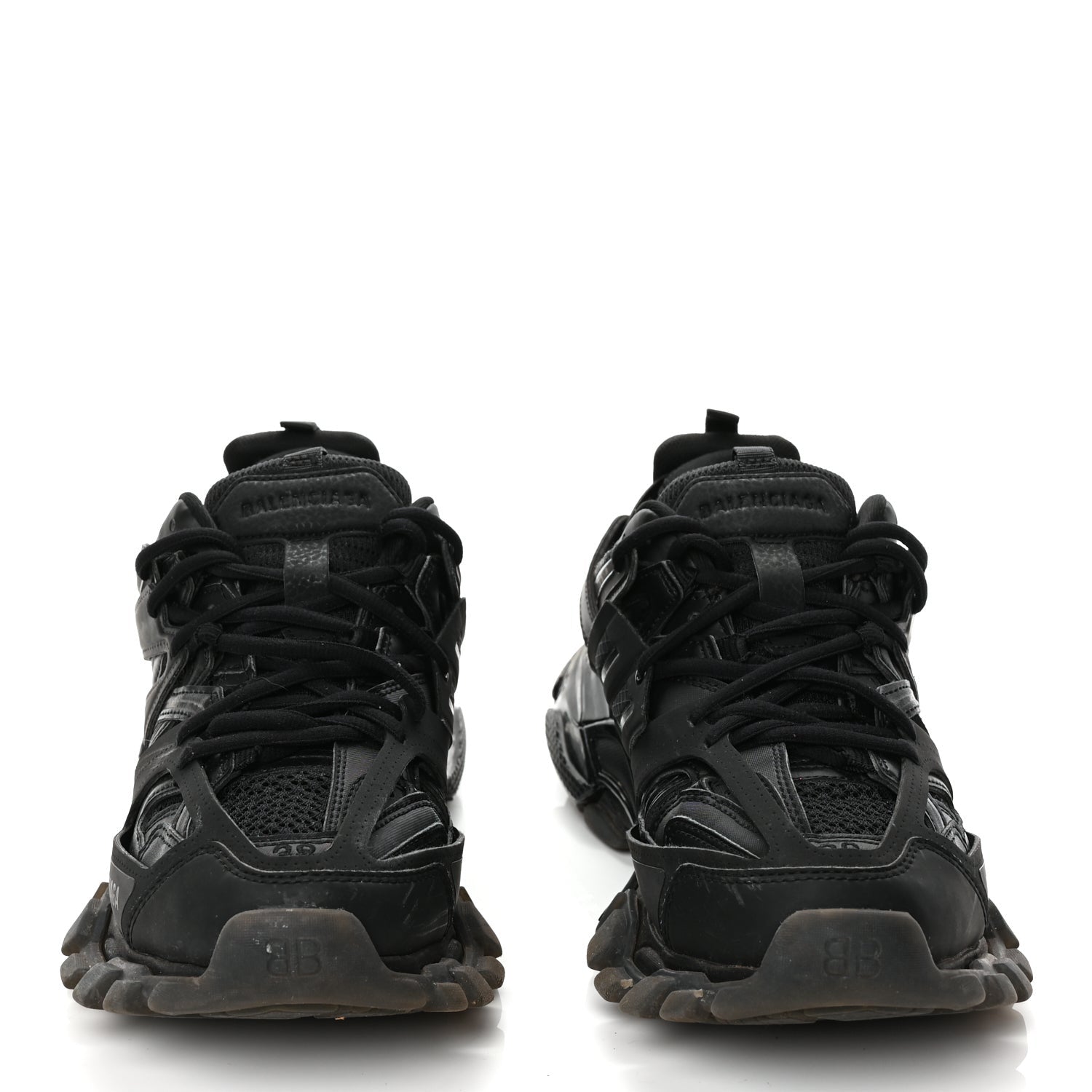 Balenciaga Mesh Nylon Track Sneakers 39 Black 3 of 37