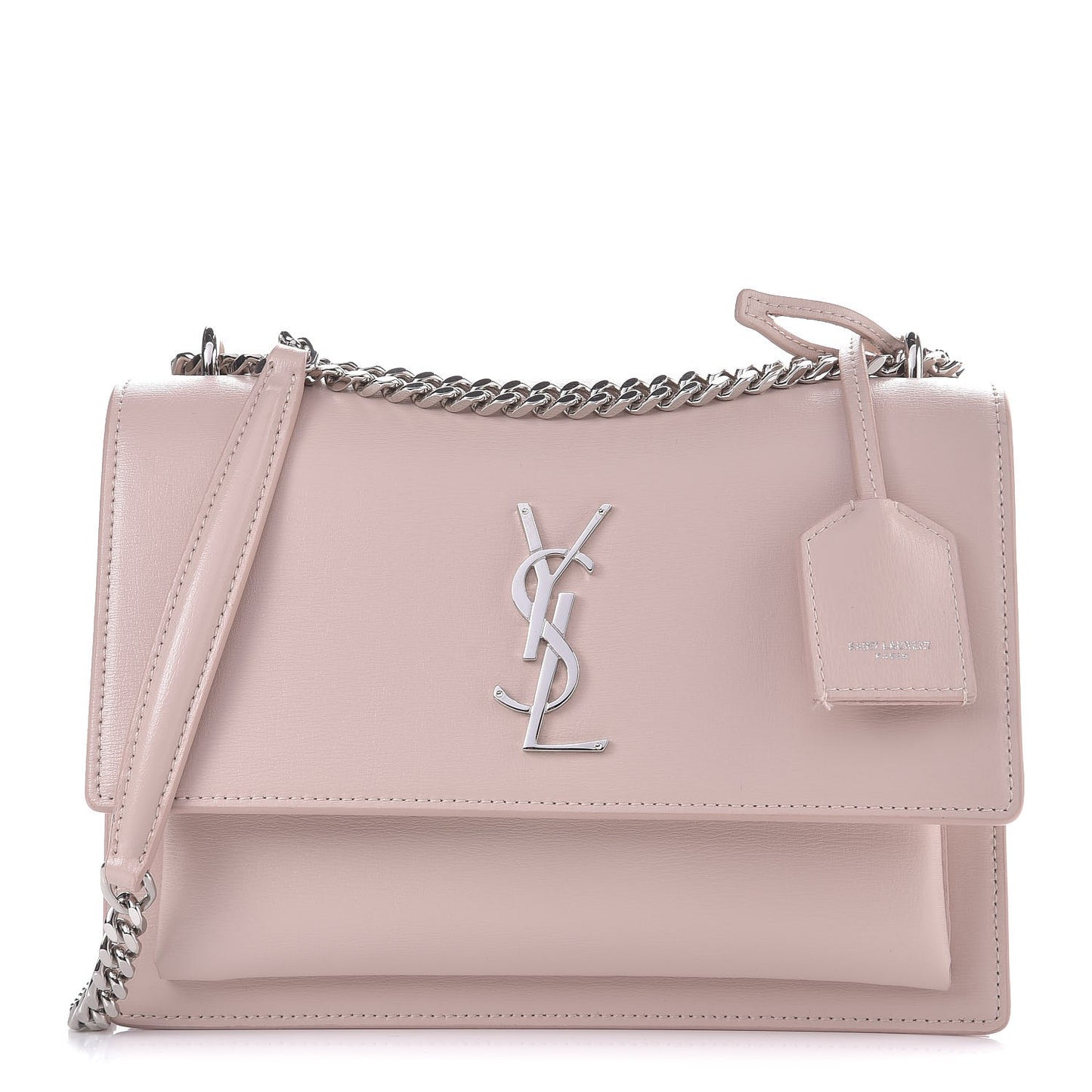 Calfskin Medium Monogram Sunset Marble Pink