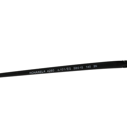 Chanel Metal Pilot Sunglasses 4260 Black 5 of 7