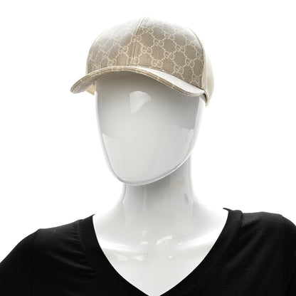 Gucci GG Supreme Monogram Mesh Baseball Hat M Beige 2 of 8