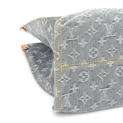 Louis Vuitton Monogram Denim Onthego MM Washed Gray 7 of 8