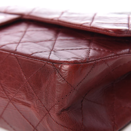 Chanel Aged Calfskin Quilted 2.55 Reissue 228 Flap Dark Red 11 of 13