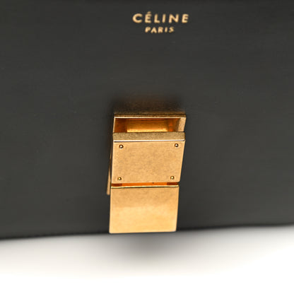 Celine Box Calfskin Medium Classic Box Flap Bag Grey 35 of 36