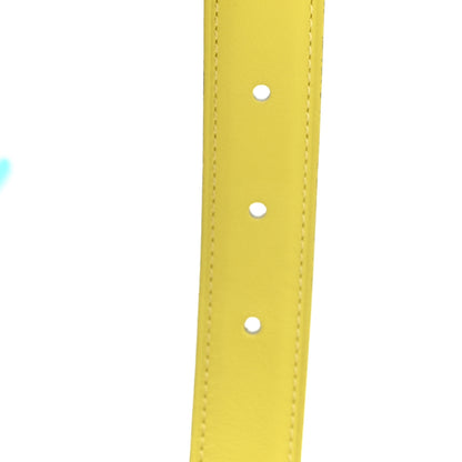 Hermes Swift Epsom 24mm Mini H Belt 85 34 Nata Lime 4 of 5