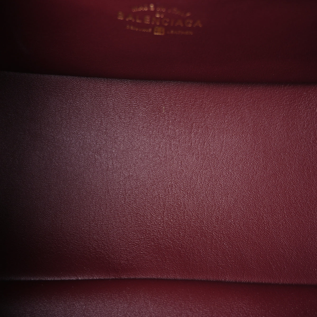 Balenciaga Grained Calfskin Small Carrie Bowling Bag Burgundy 4 of 8