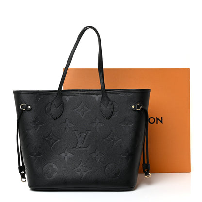 Louis Vuitton Empreinte Monogram Giant Neverfull MM Black 10 of 10