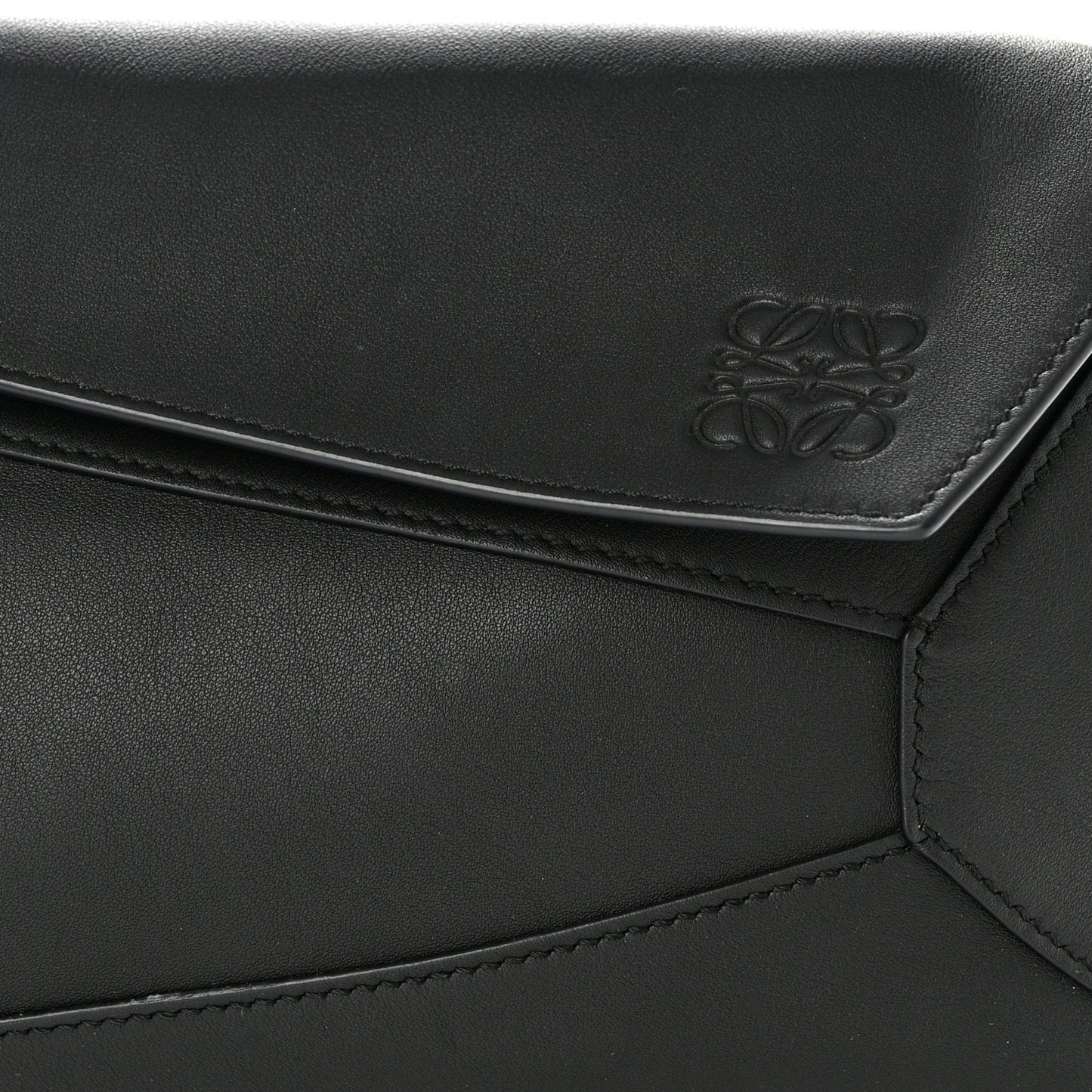 Calfskin Puzzle Hobo Black