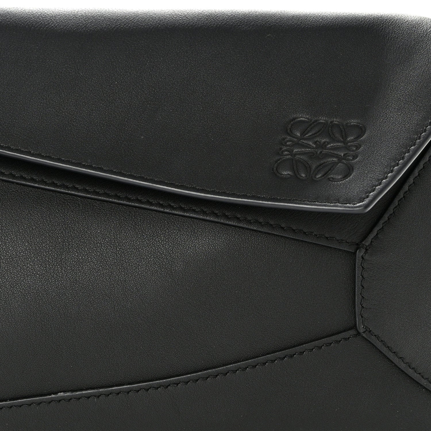 Loewe Calfskin Puzzle Hobo Black 9 of 11