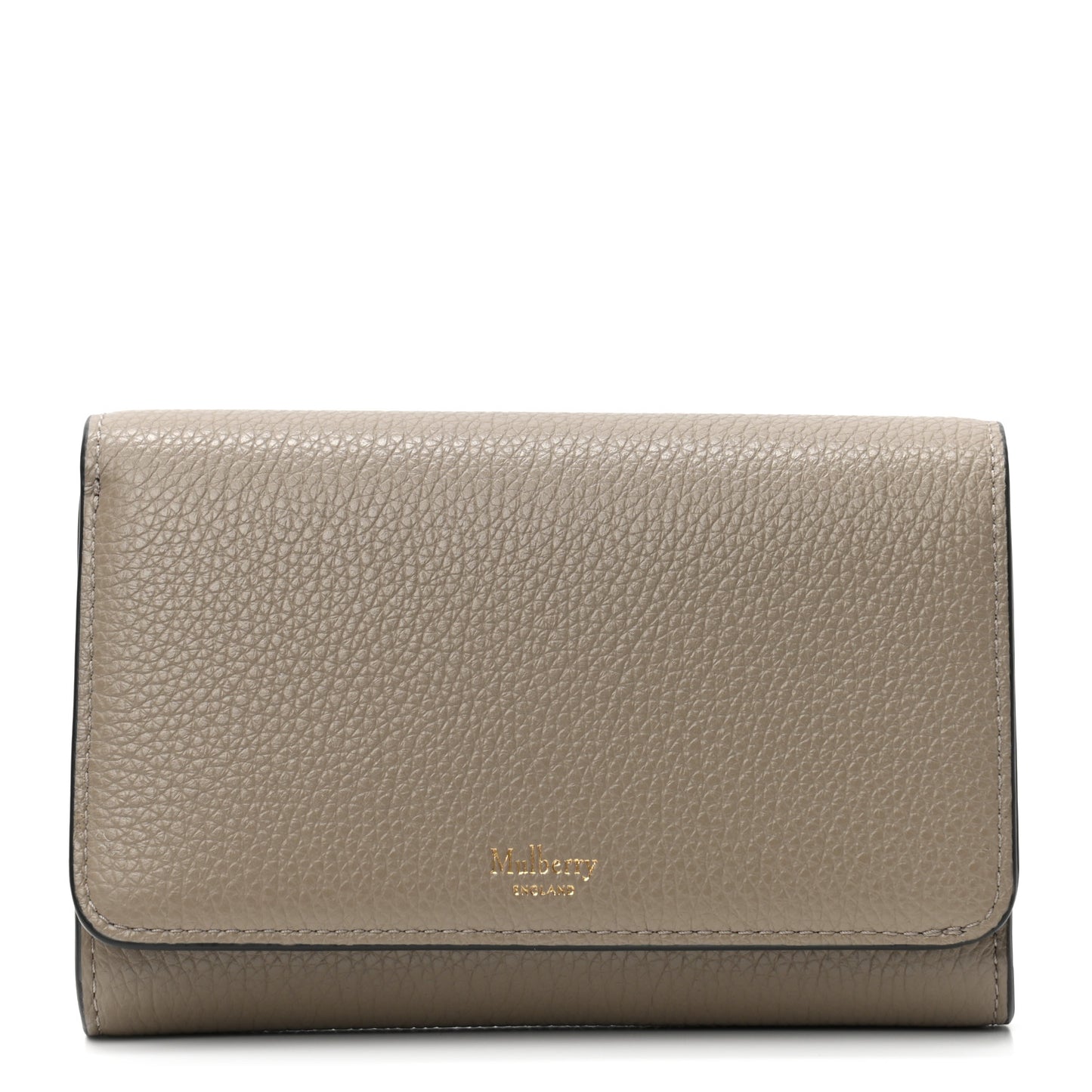 Small Classic Grain Medium Continental French Wallet Solid Grey