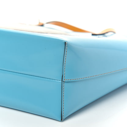 Gucci Calfskin Childrens Rainbow Tote Blue 9 of 10