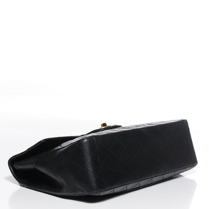 Chanel Lambskin Quilted XL Jumbo Flap Black 4 of 11