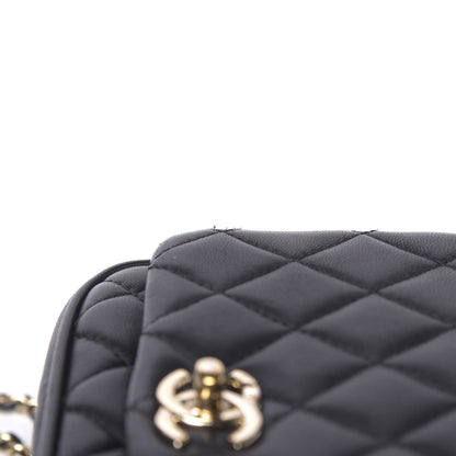 Chanel Lambskin Quilted Mini Citizen Chic Flap Black 13 of 13