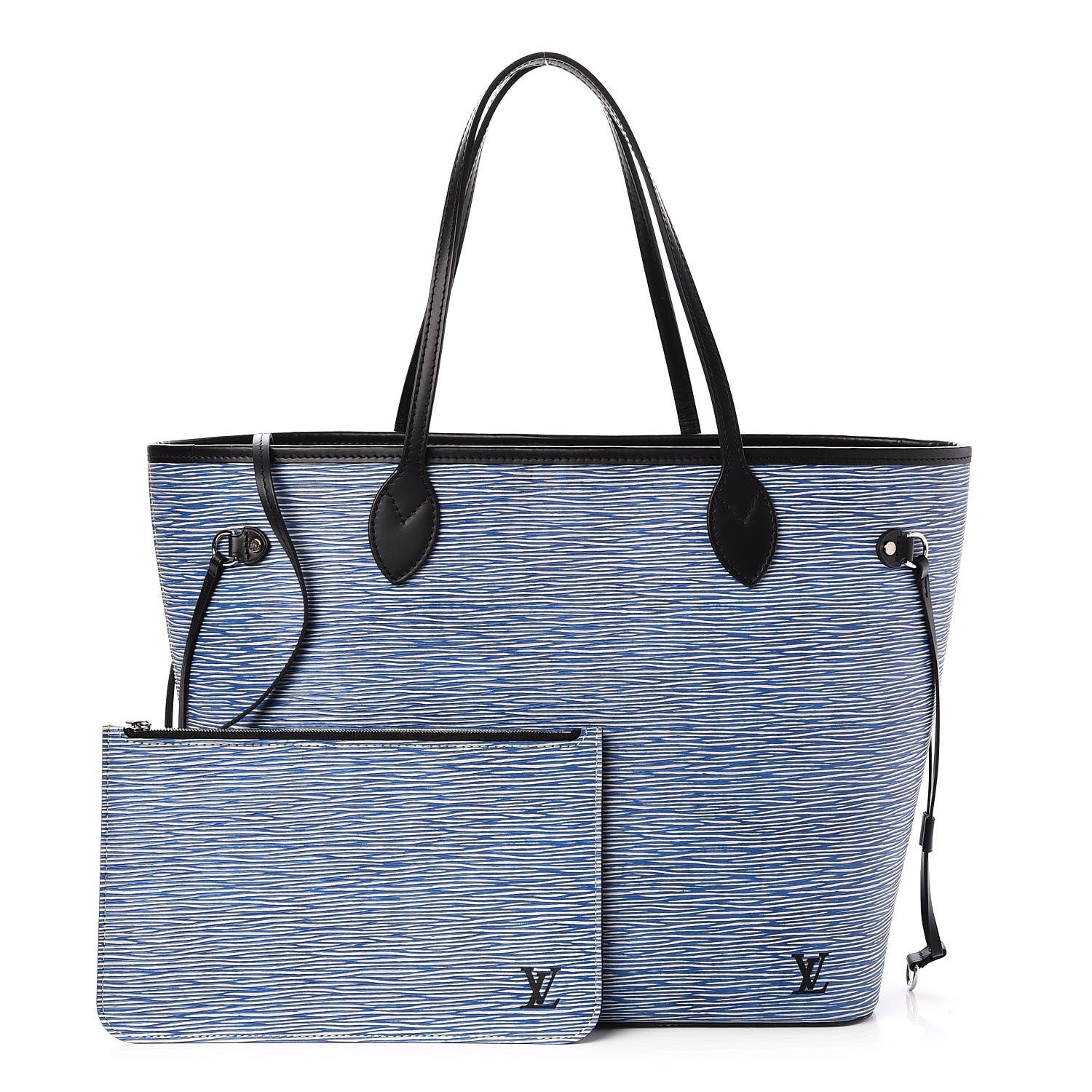 Louis Vuitton Epi Neverfull MM Denim Light 1 of 6