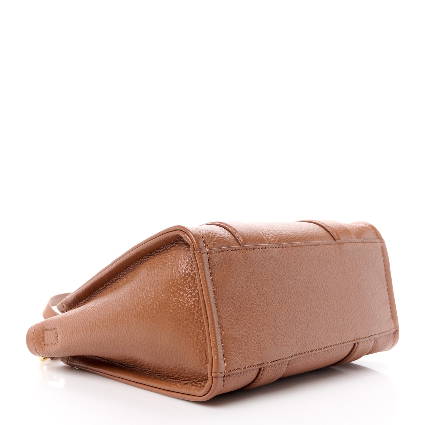 Grained Calfskin Mini The Tote Bag Argan Oil