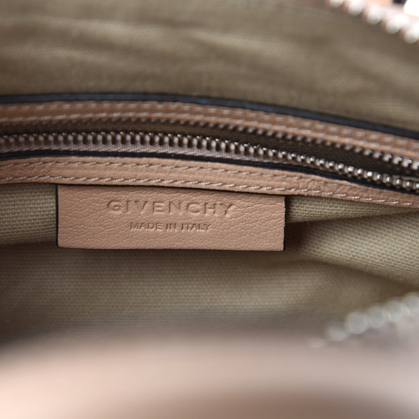 Sugar Goatskin Mini Antigona Powder