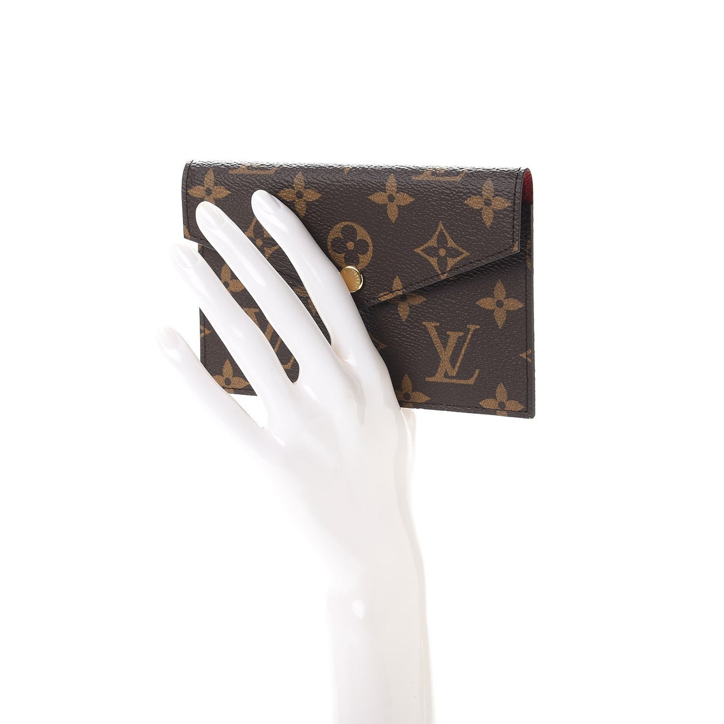 Monogram Daily Organizer Envelope Insert Red