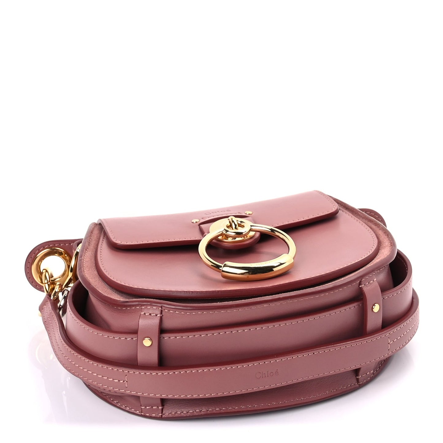 Calfskin Small Tess Bag Rusty Pink