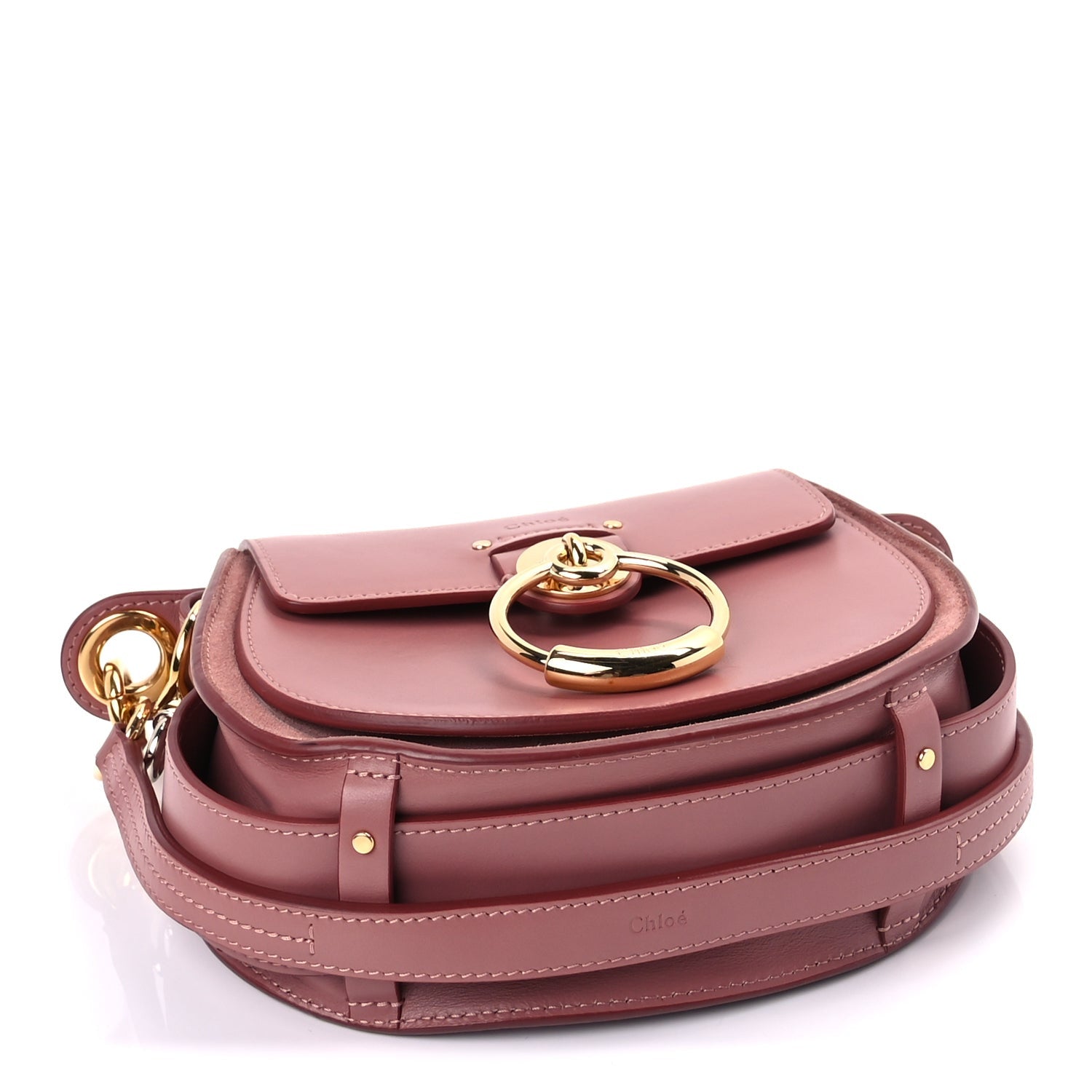 Chloe Calfskin Small Tess Bag Rusty Pink 3 of 8