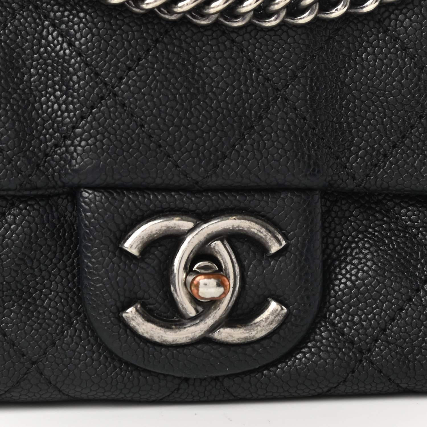 Chanel Caviar Quilted Medium Simply CC Flap Black 5 of 8
