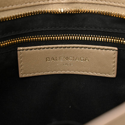 Balenciaga Chevre Gold Metallic Edge Hardware City Beige Latte 6 of 7