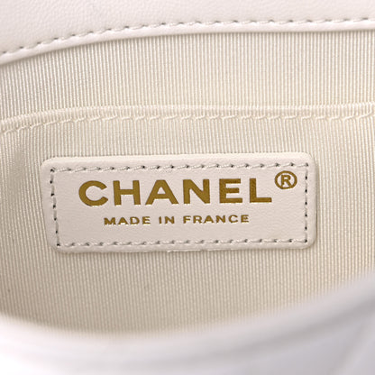 Chanel Lambskin Quilted Small My Precious Flap White 6 of 9