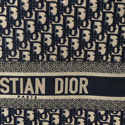 Christian Dior Oblique Large Book Tote Blue Multicolor 6 of 8