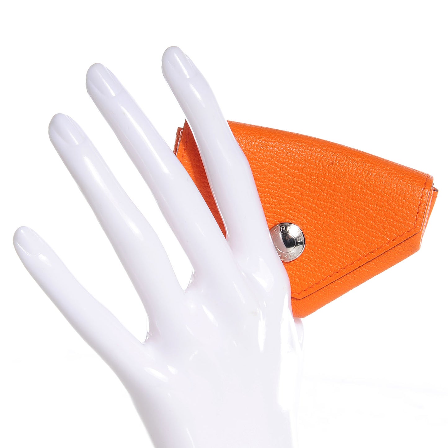 Chevre Mysore Le 24 Coin Purse Orange