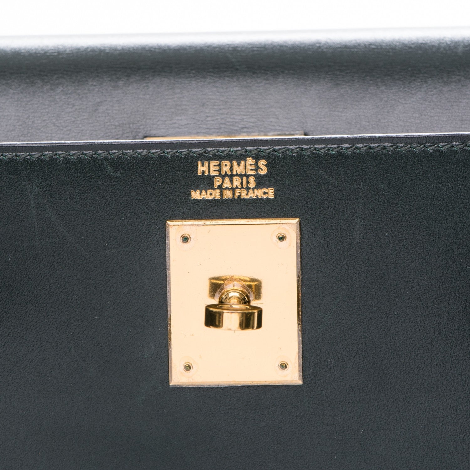 Hermes Box Kelly Sellier 32 Vert Fonce 16 of 17
