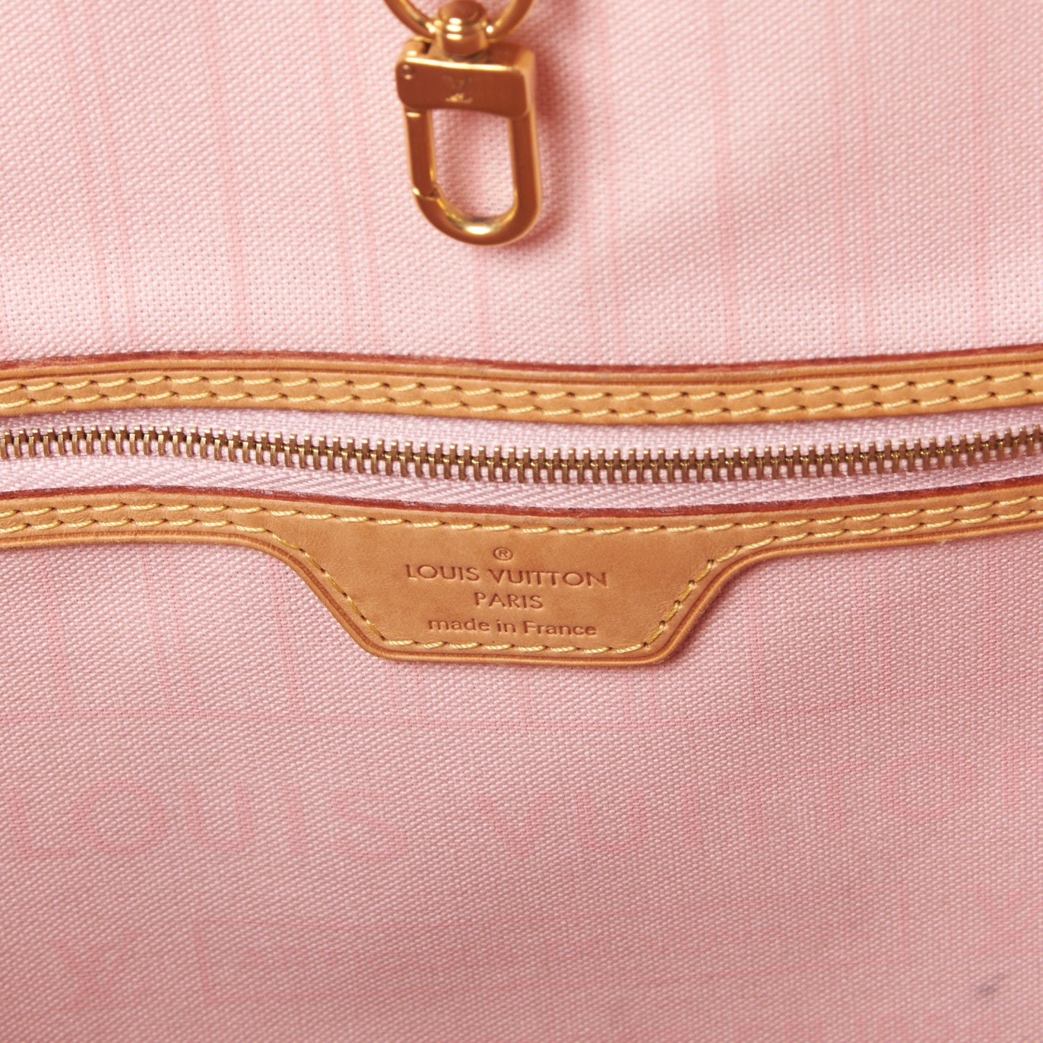 Louis Vuitton Damier Azur Neo Neverfull MM Rose Ballerine 7 of 8