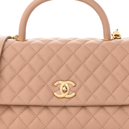 Chanel Caviar Quilted Small Coco Handle Flap Light Pink 8 of 14