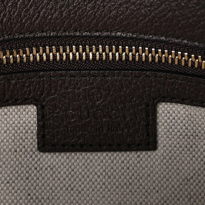Gucci GG Supreme Monogram Textured Dollar Calfskin Blondie Chain Shoulder Flap Bag Beige Ebony New Acero 5 of 8