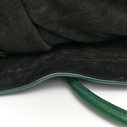 Celine Supple Calfskin Medium Phantom Luggage Emerald 18 of 20